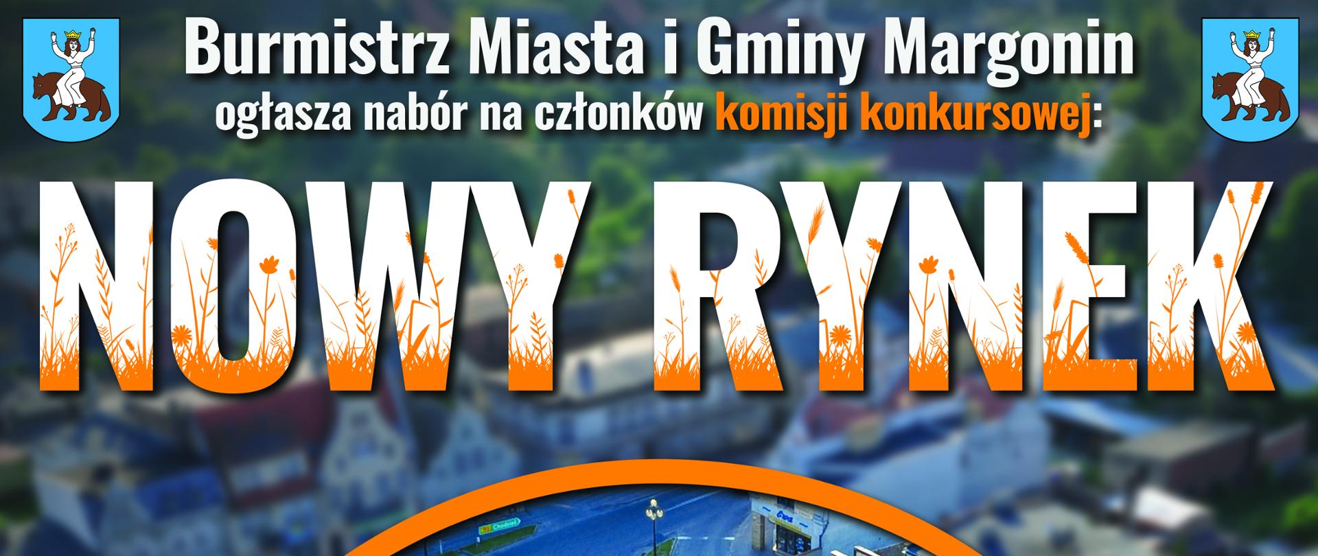 Plakat konkursu Nowy Rynek