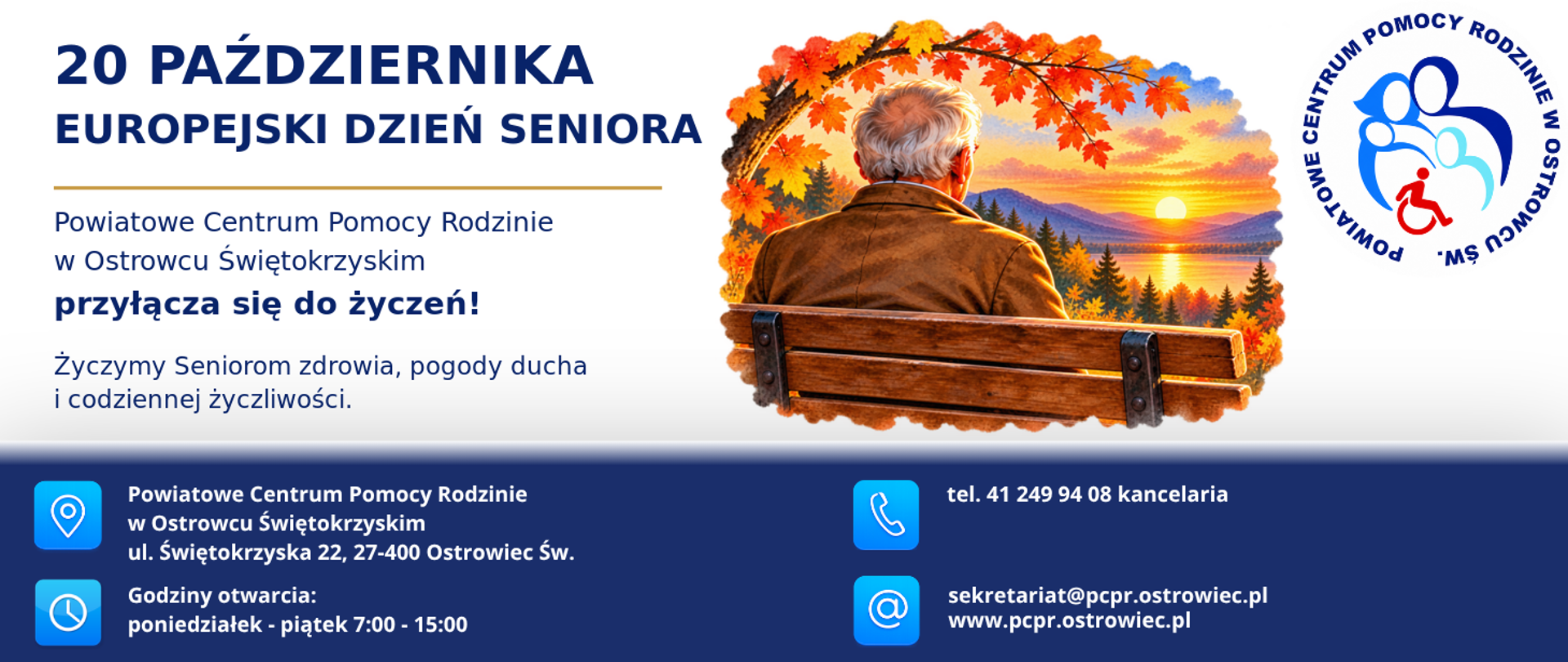 Europejski Dzień Seniora – najserdeczniejsze życzenia dla wszystkich Seniorów