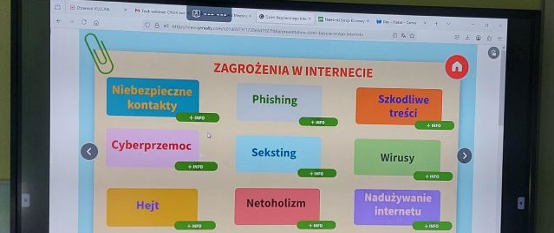 Prezentacja - "Zagrożenia w Internecie"
