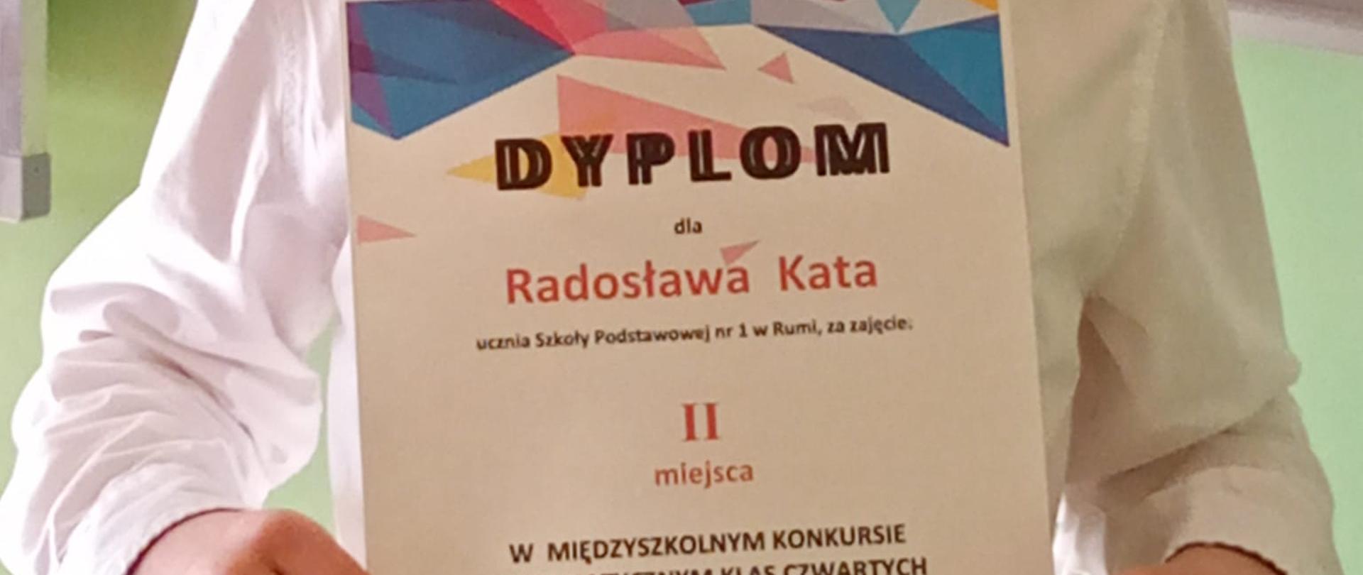 ZNACZĄCY SUKCES CZWARTOKLASISTY