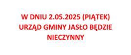 Ogłoszenie 2 maja 2025 r.
