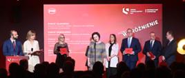 Lucyna Lewczuk w imieniu Starosty Hajnowskiego, zabrała głos