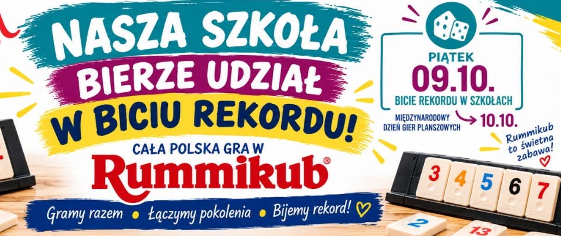 Bierzemy udział w biciu REKORDU POLSKI w Rummikub!