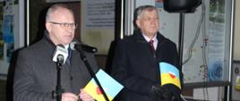 Przemawia Starosta Hajnowski Andrzej Skiepko