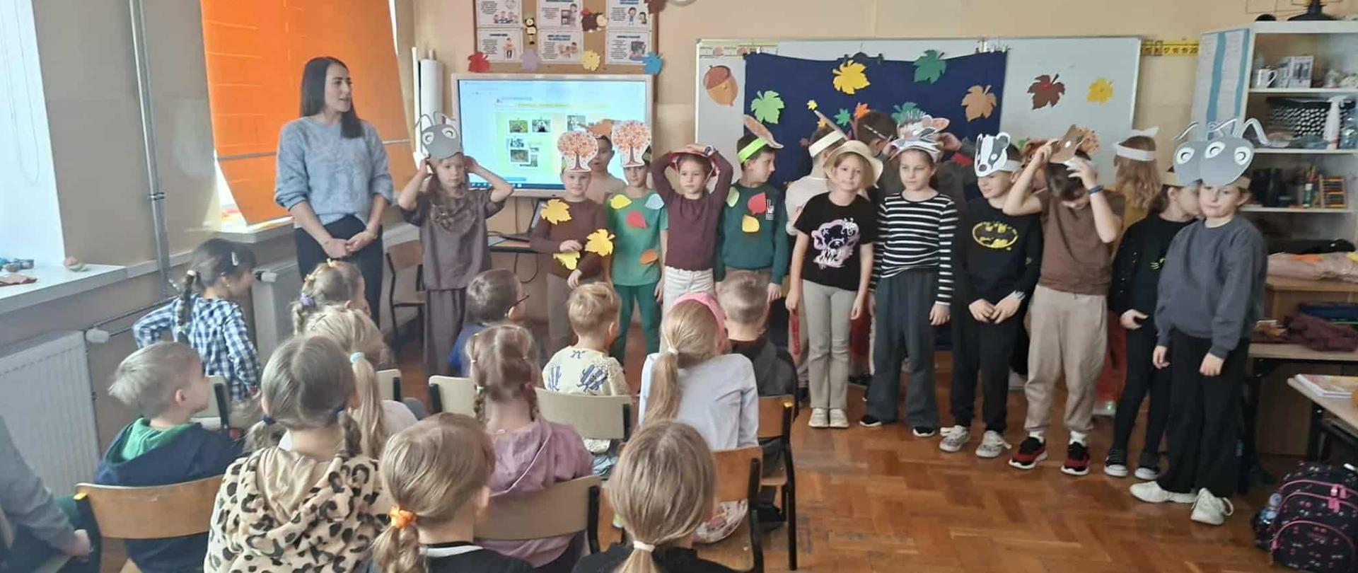 Jesienna lekcja przyrody.
