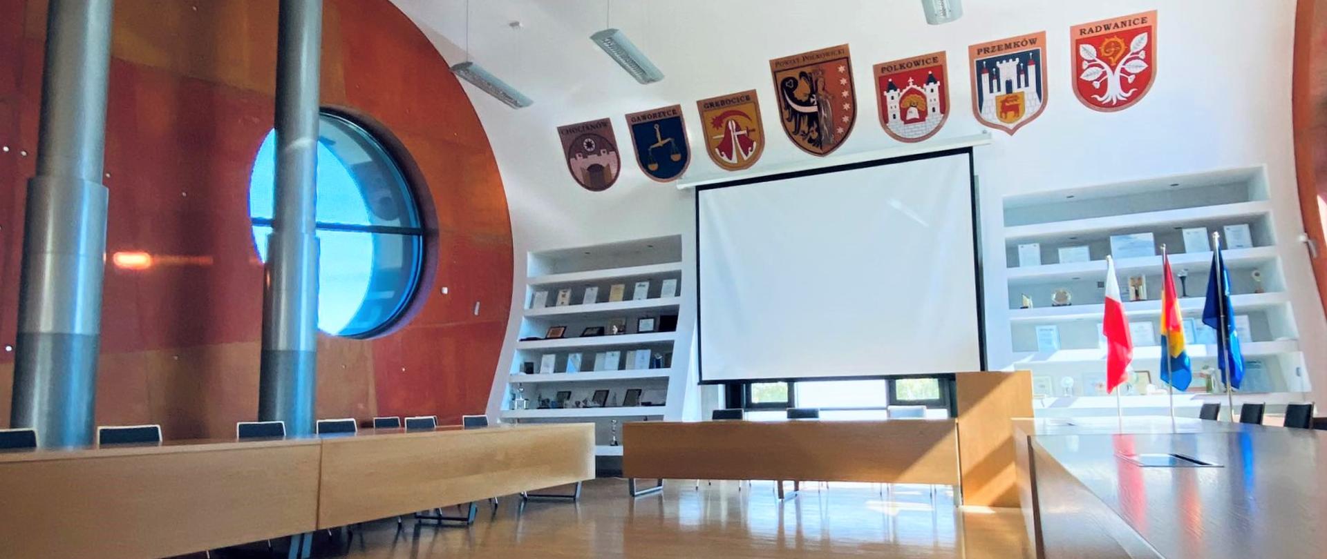 Sala Konferencyjna Starostwa Powiatowego w Polkowicach 