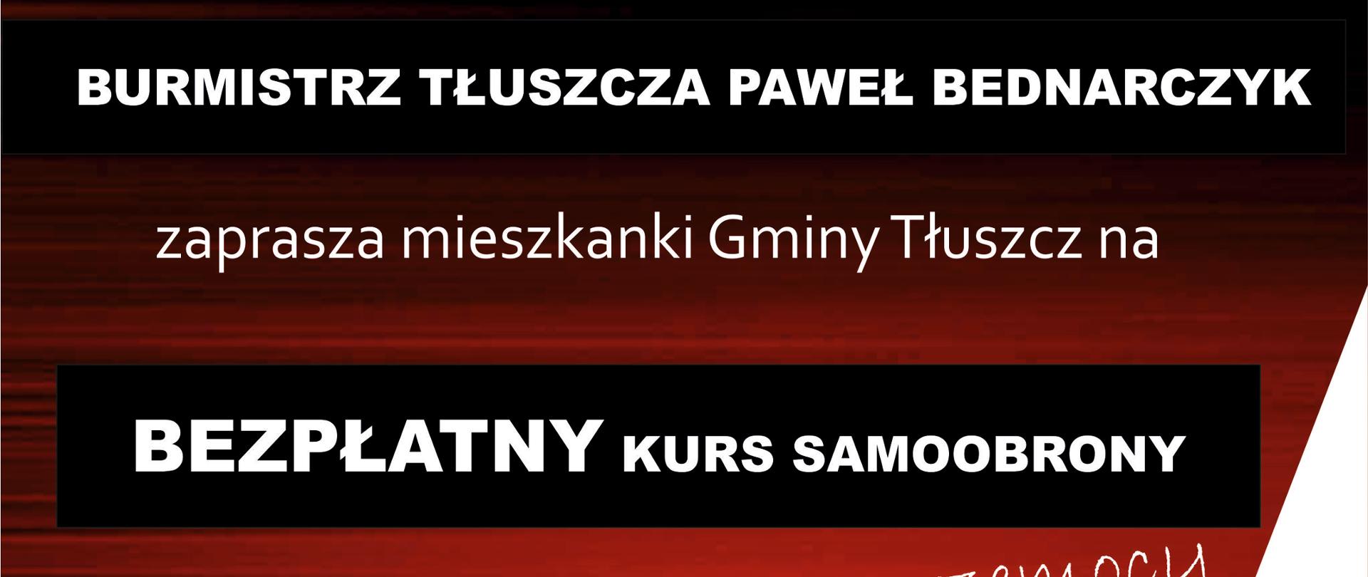 Zaproszenie na bezpłatny kurs samoobrony