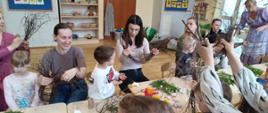 Radosne warsztaty wielkanocne z udziałem rodziców - GRUPA JEŻYKI