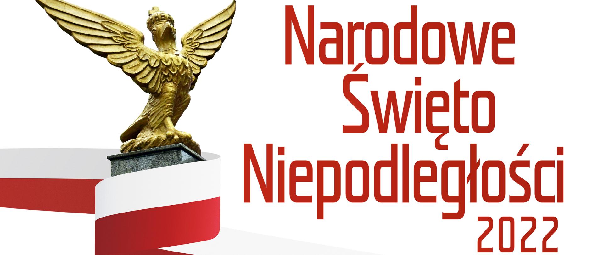 plakat z Programem obchodów Narodowego Święta Niepodległości 2022