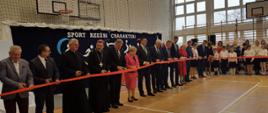 Uroczyste otwarcie sali gimnastycznej w SP w Topczewie