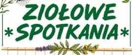 Plakat promujący Ziołowe Spotkania w Korycinach