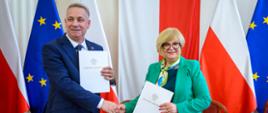 Podpisanie umowy na magazyn OLiOC