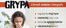 Sezon infekcyjny - chroń się przed grypą. 