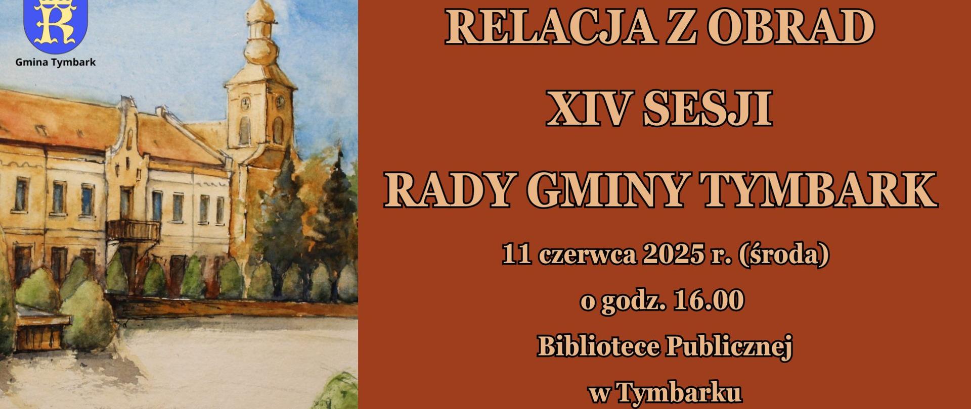 Relacja z przebiegu XIV Nadzwyczajnej Sesji Rady Gminy Tymbark 