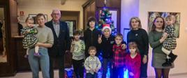 20.12.2022 spotkanie wigilijne z uchodźcami z Ukrainy w Hotelu Zalewski 