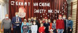 Wizyta mikołajkowa starosty i członka zarządu w Warsztatach Terapii Zajęciowej w Końskich i Specjalnym Ośrodku Szkolno - Wychowawczym w Baryczy