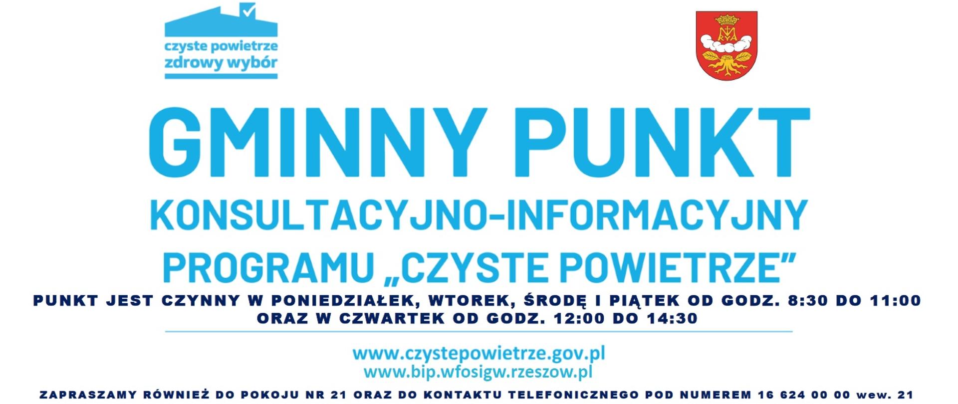 Godziny otwarcia punktu