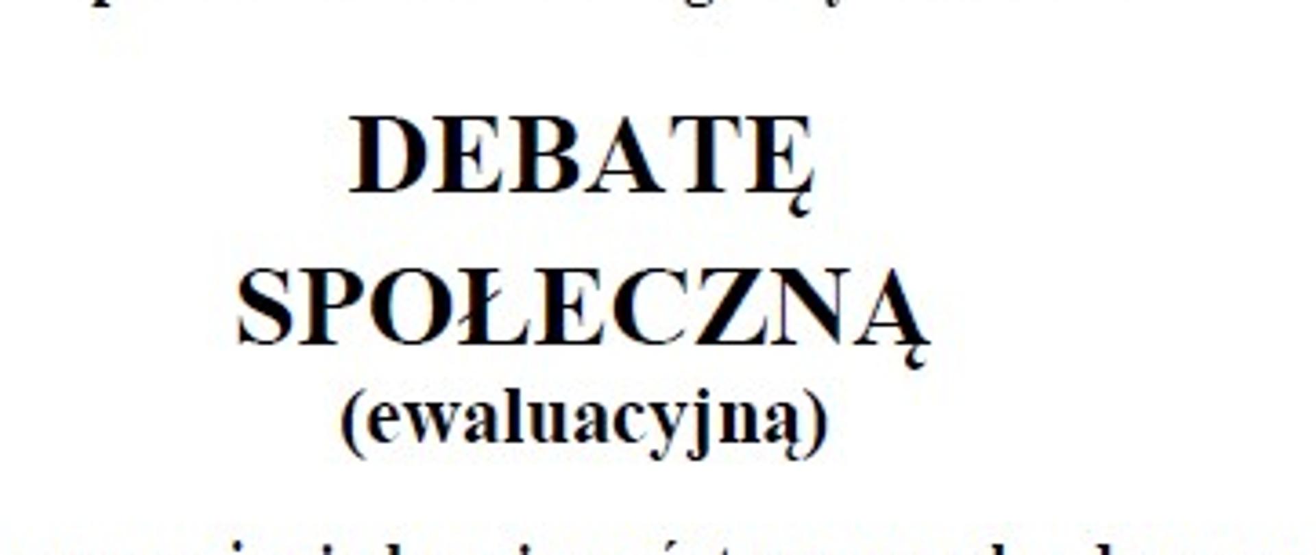 debata społeczna