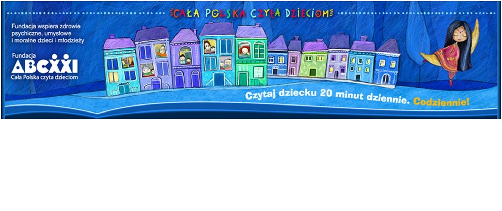 Plakat akcji ,,Cała Polska czyta dzieciom"