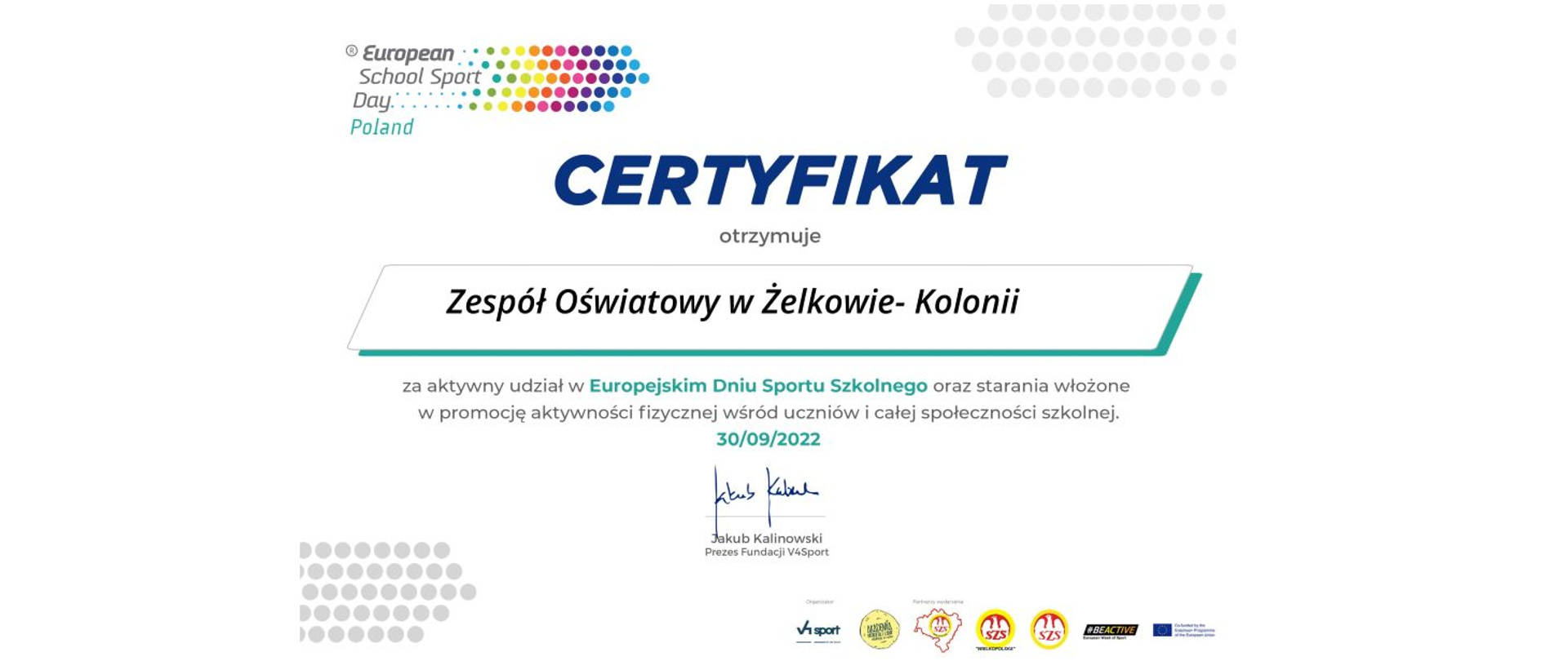 Europejski Dzień Sportu Szkolnego