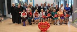 Pary obchodzące Jubileusz wraz z Samorządowcami i duchownymi