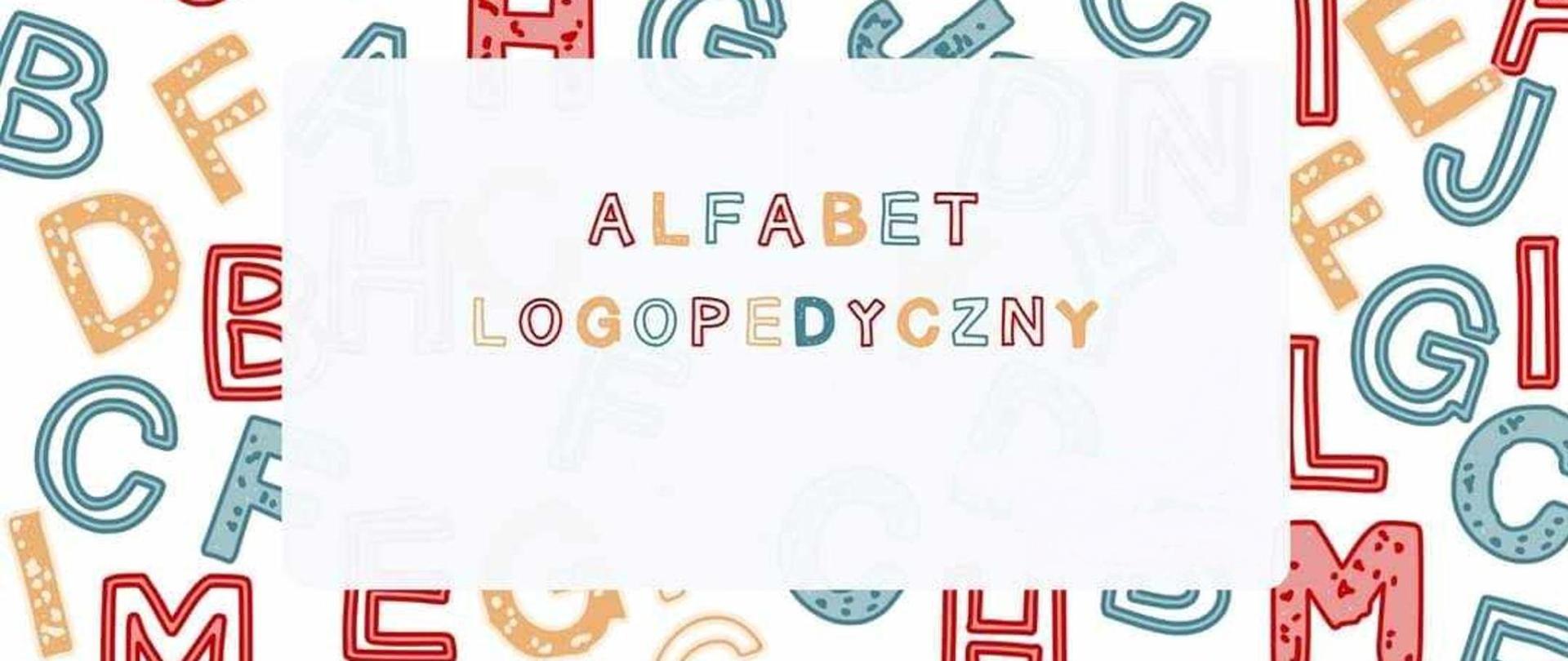 Logo projektu "Alfabet Logopedyczny"