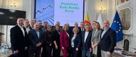Posiedzenie inauguracyjne nowo powołanej Powiatowej Rady Rynku Pracy we Włocławku.