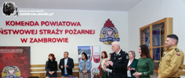 część oficjalna z rozstrzygnięcia Eliminacji powiatowych do Ogólnopolskiego Turnieju Wiedzy Pożarniczej