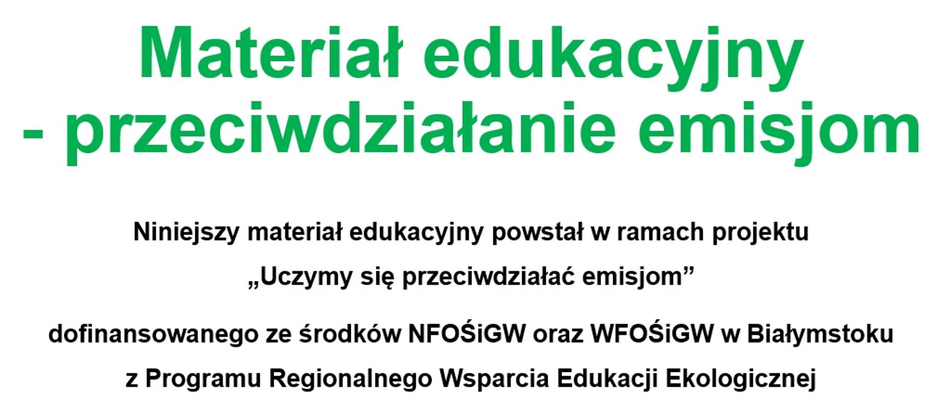 Materiał edukacyjny