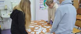 Lekcja geografii - puzzle - administracyjny podział Polski 