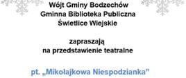 Zaproszenie przedstawienie teatralne