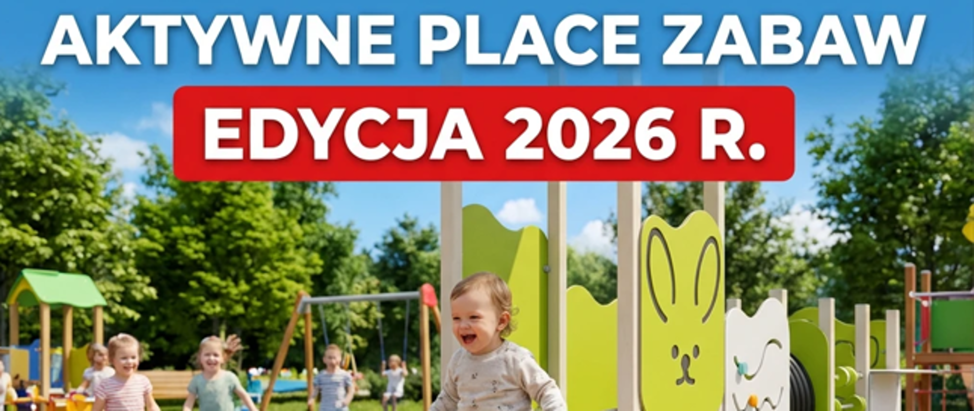 DZIECI BAWIĄCE SIE NA PLACU ZABAW