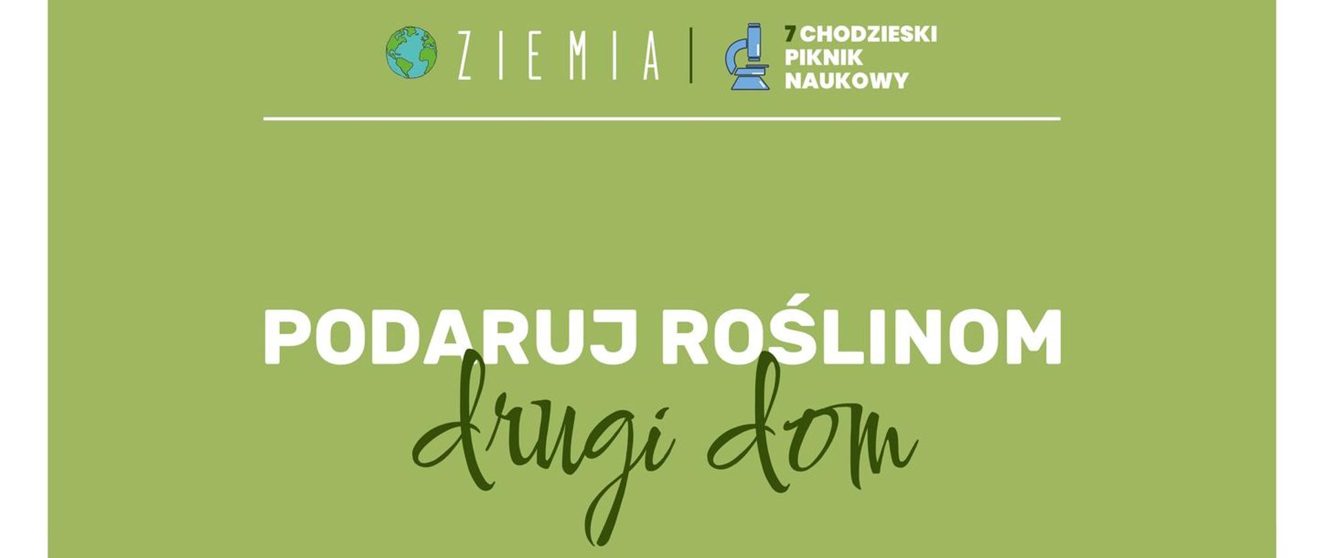Plakat - drugie życie roślin, czyli wymiana roślinek w Chodzieży 