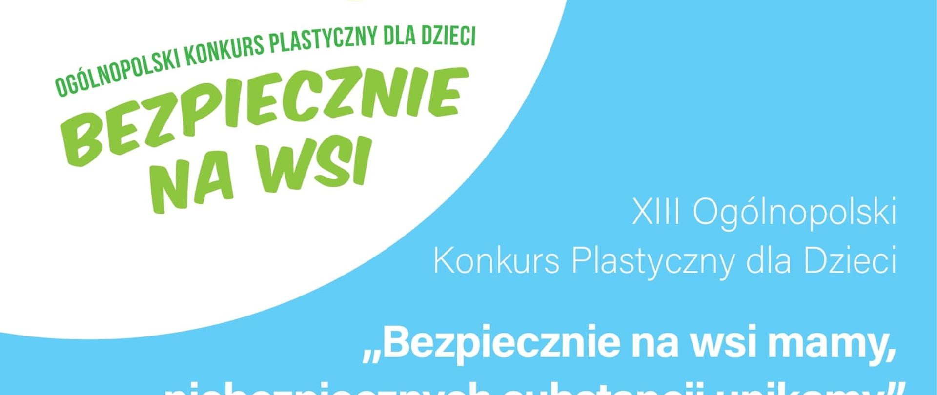 plakat konkursu plastycznego