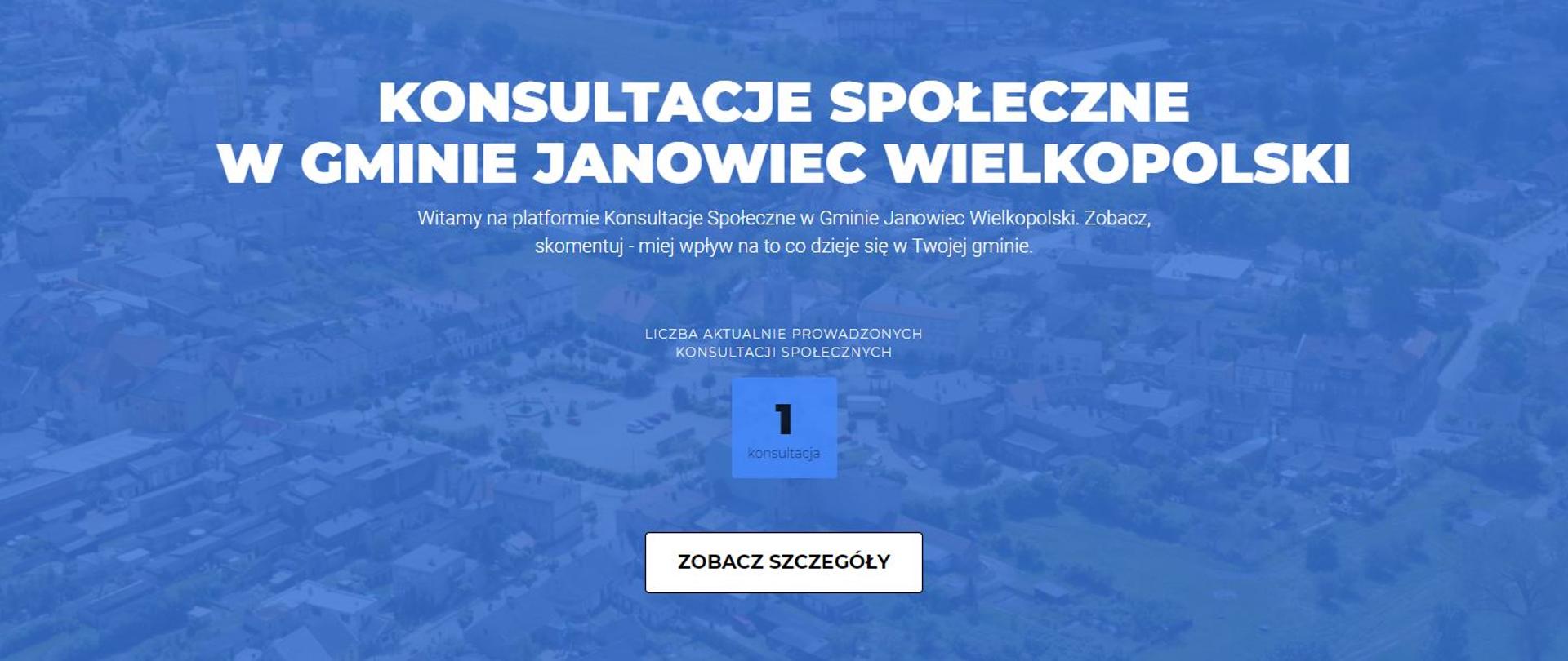 Konsultacje społeczne w gminie Janowiec Wielkopolski