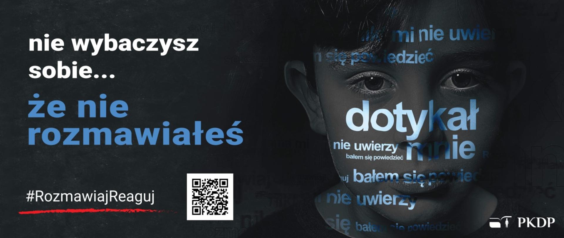 Plakat informacyjny Kampanii #RozmawiajReaguj