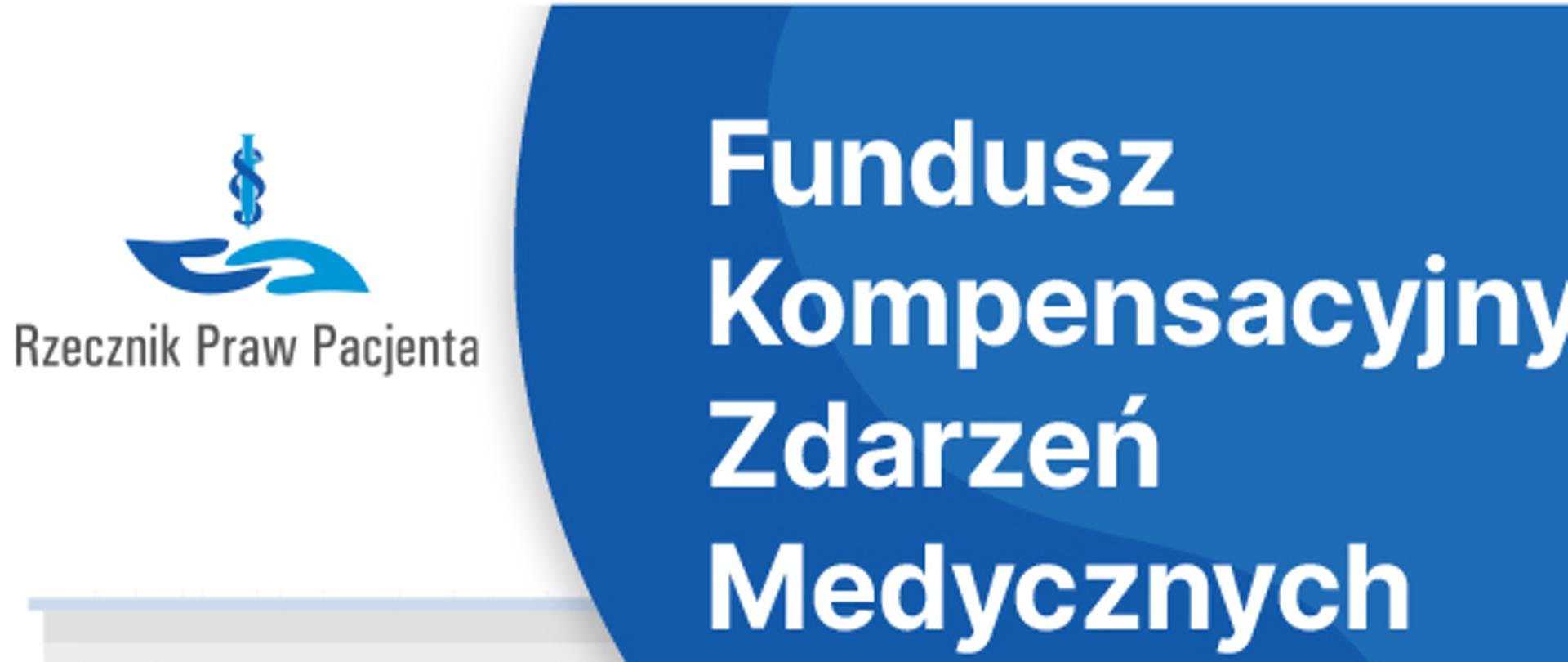 Grafika przedstawia informacje dotyczące Funduszu Kompensacyjnego Zdarzeń Medycznych