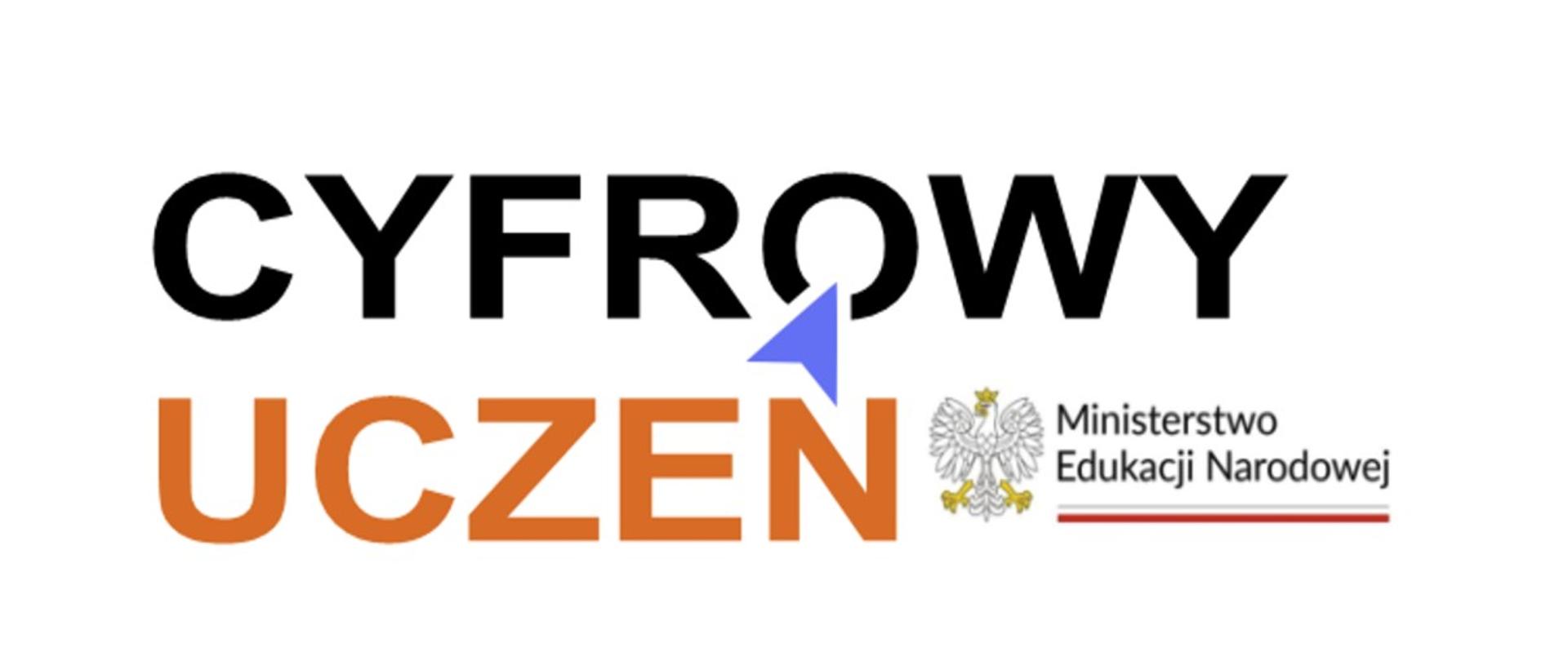 Logo projektu Cyfrowy uczeń - Ministerstwo Edukacji Narodowej