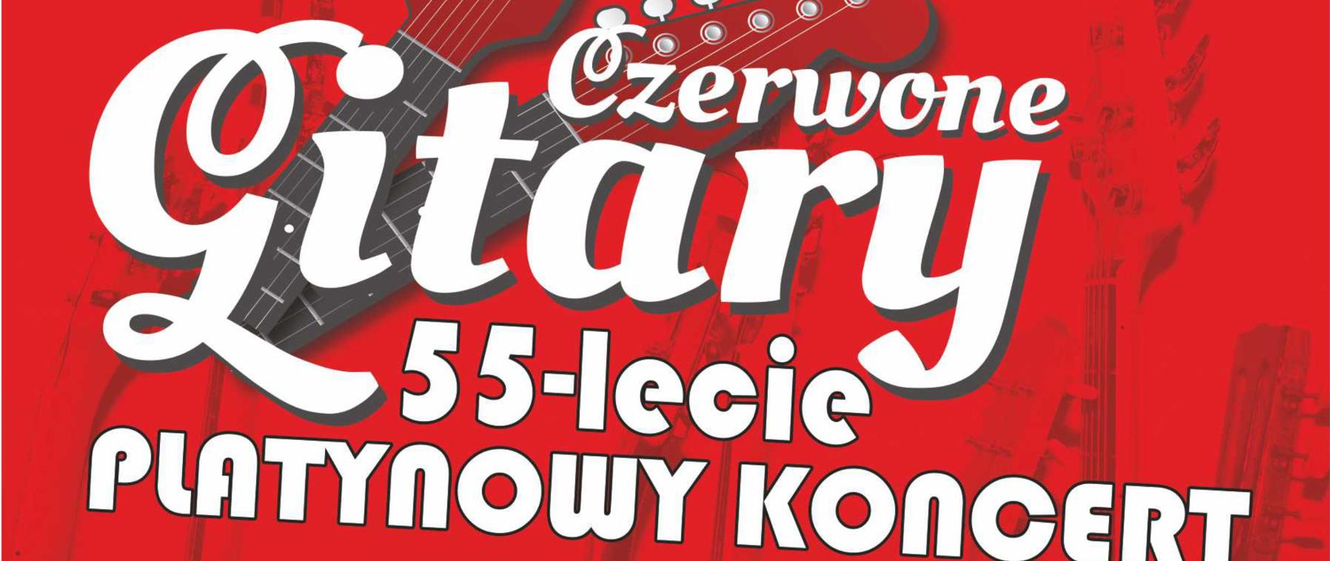 Na czerwonym tle nazwa wydarzenia i informacje organizacyjne a także zdjęcia członków zespołu