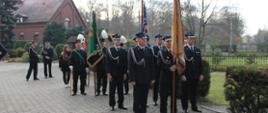 Sztandary przed mszą