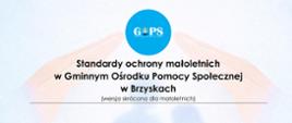Standardy ochrony małoletnich w GOPS 