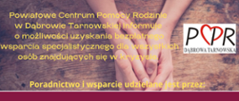 Plakat wsparcie dla osób w kryzysie