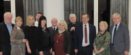 Na zdjęciu widać Sołtysów, Burmistrza Miasta i Gminy Brunona Wolskiego i Przewodniczącego Rady Miasta i Gminy Stefana Kowala