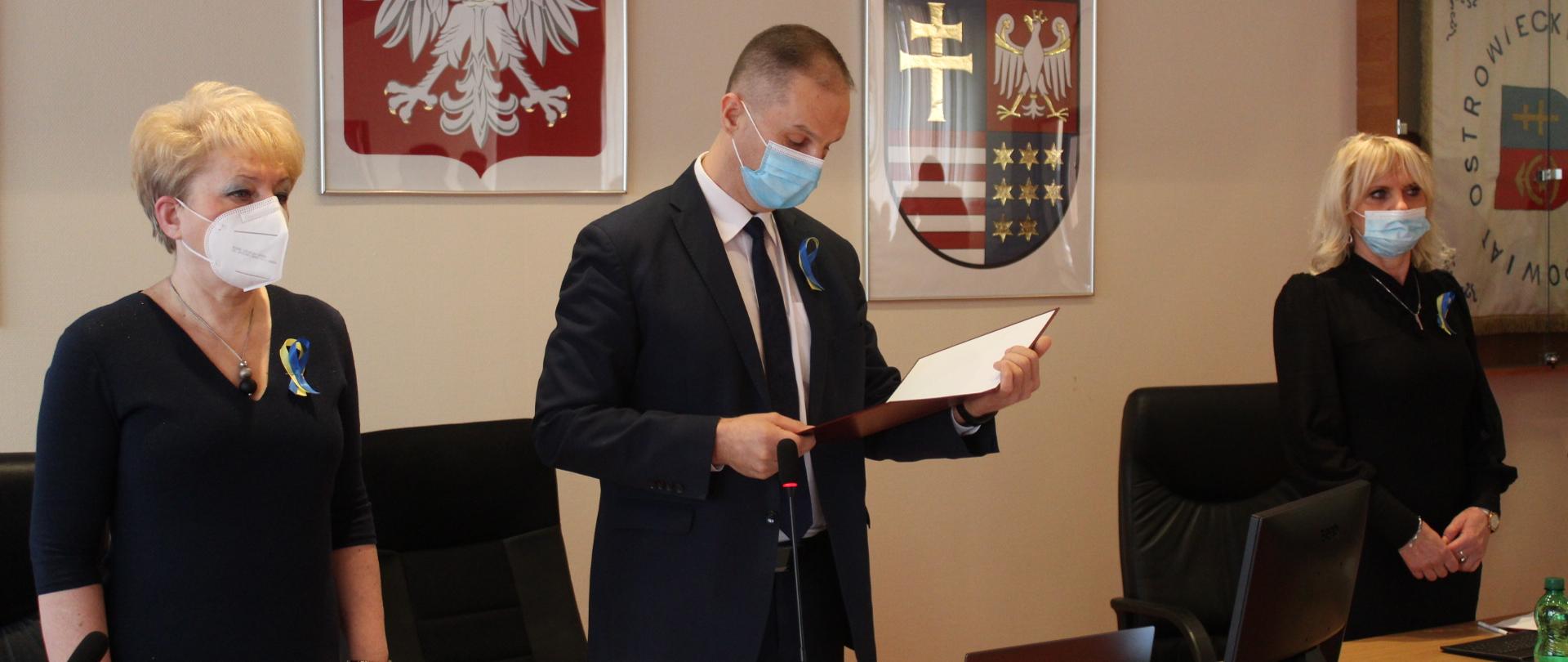 Radni Rady Powiatu Solidarni z Ukrainą
