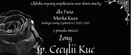 Nekrolog śp. Cecylii Kuc