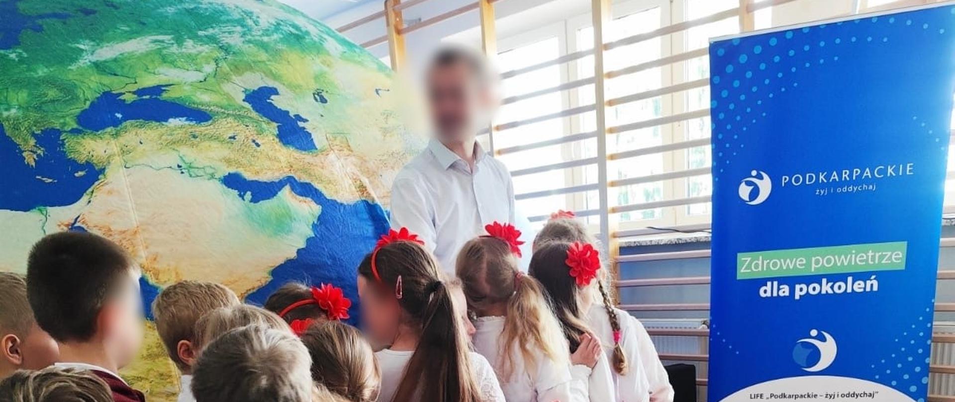 Spotkanie w Zespole Szkół w Wierzawicach w ramach Projektu Life Podkarpackie żyj i oddychaj 